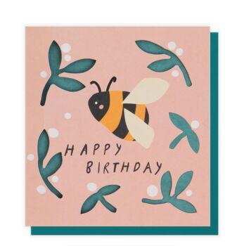 Bumble Bee Birthday Card, 3 of 3