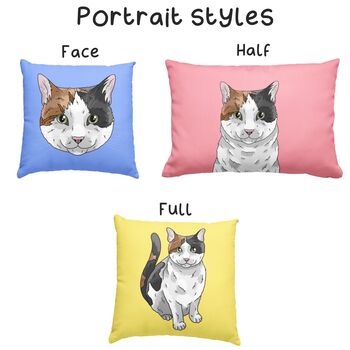 Personalised Pet Portrait Cushion, 4 of 11