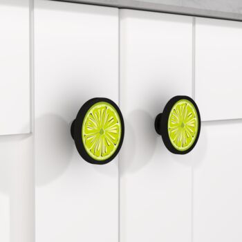 Citrus Summer Fruit Slice Cupboard Cabinet Knobs, 9 of 9