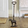 Cast Iron Horse Door Stop With Handle, thumbnail 1 of 5