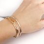 Signature Cuff In 14k Gold Filled, thumbnail 4 of 7