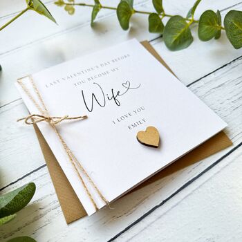 Fiancée Valentine's Day Card, 3 of 3