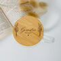 Personalised Grandma Double Wall Glass Mug With Bamboo Lid, thumbnail 2 of 5