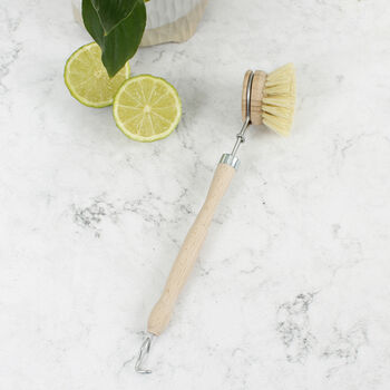 Sustainable Wood Replaceable Head Dish Brush, 4 of 11