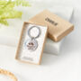 Personalised 'The Mountains Are Calling' Metal Keyring, thumbnail 3 of 7