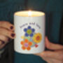 Personalised Smiley Candle, thumbnail 3 of 3
