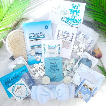 Bride To Be Something Blue Wedding Pamper Hamper, 3 of 11