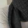 Men's Knitted Lambswool Scarf, thumbnail 10 of 12