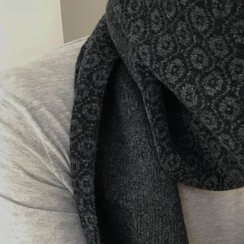 Men's Knitted Lambswool Scarf, 10 of 12