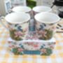 Set Of Four Gift Boxed Palace Mugs In Peacock Design, thumbnail 2 of 8