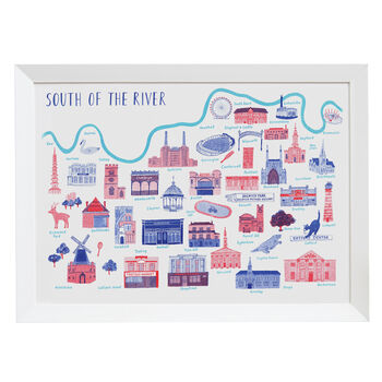 South Of The River Risograph Print, 2 of 4