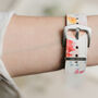 'Watercolour' Leather Smartwatch Strap; Handmade Band, thumbnail 2 of 9