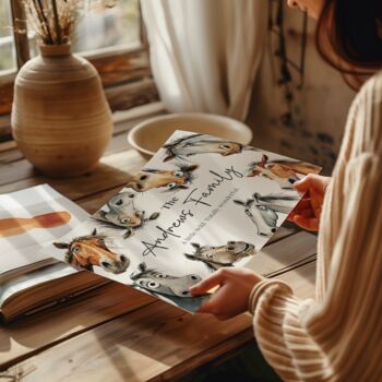 Our Herd, Our Home – Custom Horse Family Print, 2 of 5