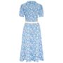 Lisa Dress In Palace Pansy Vintage 1940s Style, thumbnail 2 of 3