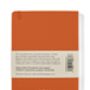 Orange A5 Recycled Leather Lined Notebook, thumbnail 2 of 5