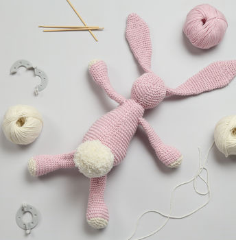Mabel Bunny Knitting Kit, 3 of 10