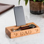 Personalised Wooden Desk Phone Holder, thumbnail 3 of 4
