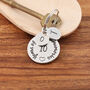 10th Anniversary Gift Shared Memories Pewter Keyring, thumbnail 5 of 7