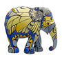 Hand Painted Butterfly Celebration Collectible Elephant, thumbnail 2 of 10