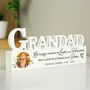 Personalised Grandad Memorial Photo Ornament, thumbnail 1 of 4