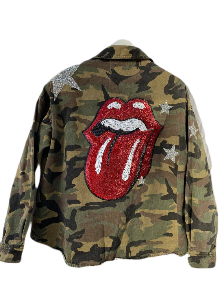 Number 050. Bespoke Embellished Camo Jacket By CONCEPTS by CC