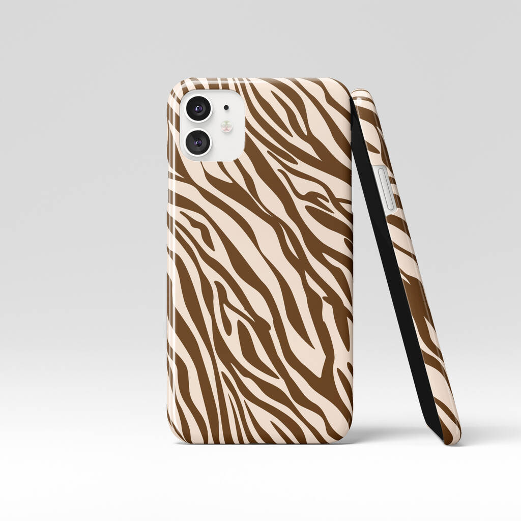 Nude Zebra Phone Case By Casetful Notonthehighstreet Com