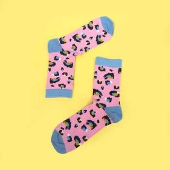 Women's Leopard Socks, 4 of 4