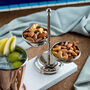 Copper Double Bowl Serving Stand, Colour Chrome, thumbnail 4 of 4