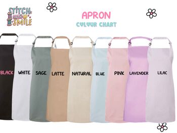 Mama Who Makes The Dough Embroidered Apron, 5 of 7