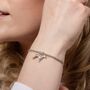 Personalised Bedlington Terrier Silver Bracelet, thumbnail 1 of 5