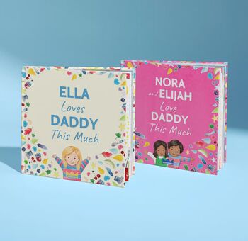 I Love Daddy This Much Personalised Book Gift, 2 of 9