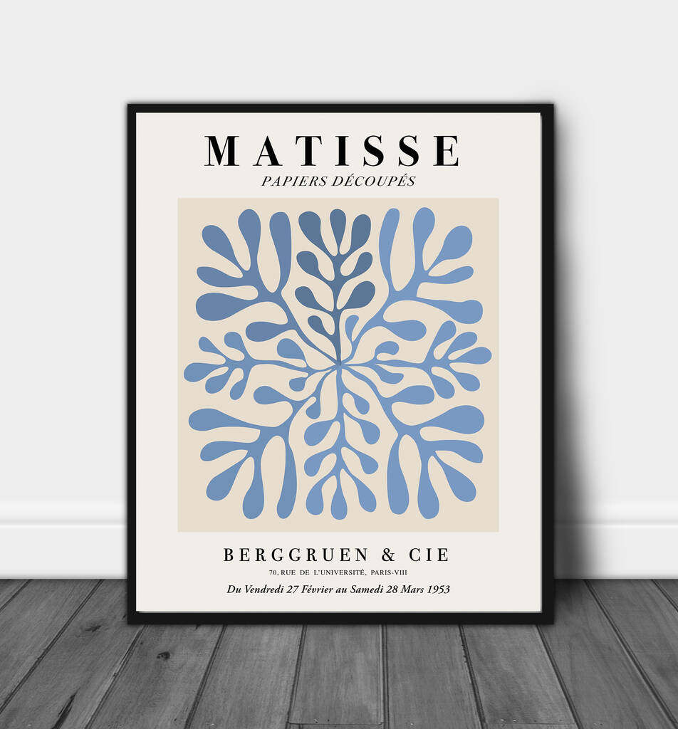 Henri Matisse Powder Blue Gallery Exhibition Print, 1 of 3