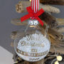 Personalised First Christmas As Mr And Mrs Bauble, thumbnail 2 of 4