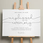 Whimsical Wedding Unplugged Sign 'Naomi', thumbnail 1 of 9