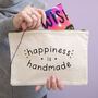 Happiness Is Handmade Project Pouch, thumbnail 1 of 5