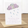 Sympathy 'Stop The Downpour' Friendship Card, thumbnail 2 of 2