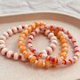 Blush Glass Bead Bracelet, thumbnail 3 of 6