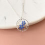 Handmade Forget Me Not Flower Resin Necklace – Delicate Floral Pendant, thumbnail 4 of 6