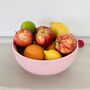 Antique Painted Pink Wooden Fruit Bowl, thumbnail 3 of 8