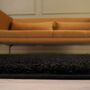 The Rugs Plain Black Shaggy Rug, thumbnail 5 of 12