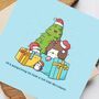 Cute Christmas Penguin Card, thumbnail 6 of 9