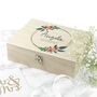 Personalised Floral Bridesmaid Keepsake Box, thumbnail 10 of 12