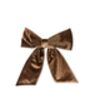 Bear Brown Bury Velvet Large Bow Hair Clip, thumbnail 2 of 3