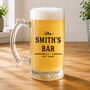 Personalised Home Bar Beer Stein, thumbnail 1 of 2
