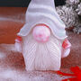 G Decor Norwegian Gnome Hand Finished Sculpted Candle Garden Guardian And Forest Wax Figure, thumbnail 6 of 9
