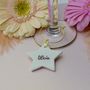 Wedding Star Glass Charms Personalised Set Of Five, thumbnail 6 of 10