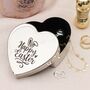 Personalised Happy Easter Silver Heart Trinket Box, thumbnail 2 of 2