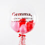 Personalised Love Clear Bubble Balloon, thumbnail 1 of 4