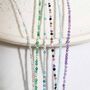 Amazonite Gemstone Beaded Necklace, thumbnail 6 of 8