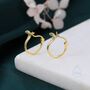 Cobra Snake Hoops Earrings In Sterling Silver, thumbnail 2 of 10